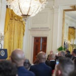 Trump, weeks after backlash over racist post, hosts Black History Month reception