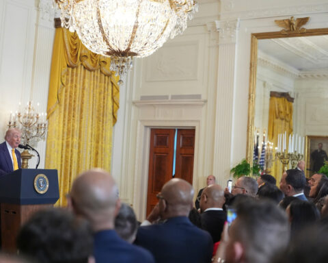 Trump, weeks after backlash over racist post, hosts Black History Month reception