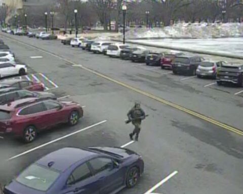 Man accused of charging Capitol with shotgun said he wanted to speak to member of Congress, prosecutors say