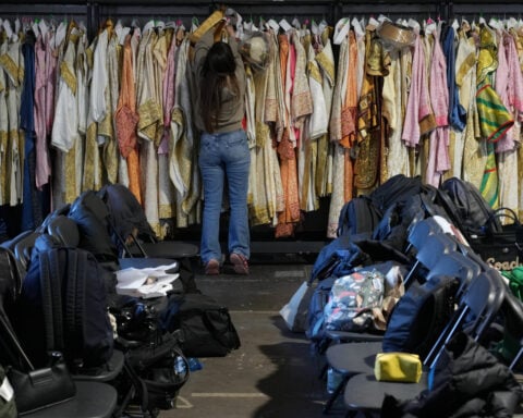 Verona prepares its ancient arena for the Olympics closing ceremony on Sunday