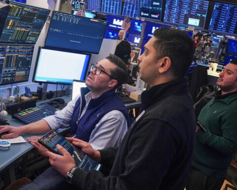 US stocks slip as AI fears keep rumbling and oil prices climb