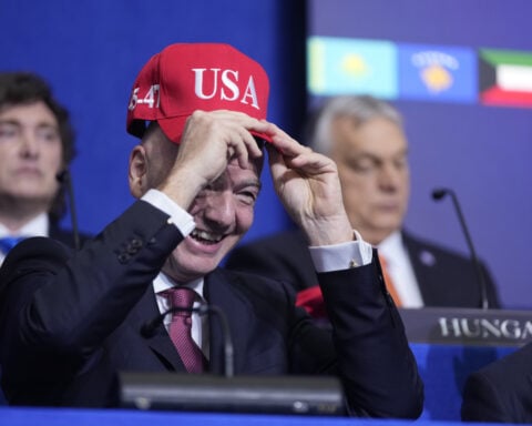 War-hammered Gaza needs basics like homes, roads and power. FIFA is offering a $50M soccer stadium