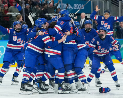 United States wins 3rd Olympic gold in women's hockey, beating Canada 2-1 on Megan Keller's OT goal