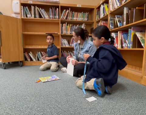Classmates become reading coaches, helping younger students succeed