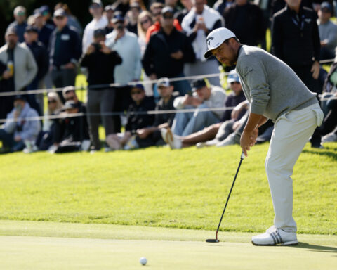 Riviera newcomers Penge and Bridgeman share lead at Genesis with McIlroy on their heels