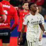 Vinicius Junior scores again but cannot prevent Real Madrid falling to 2-1 loss at Osasuna