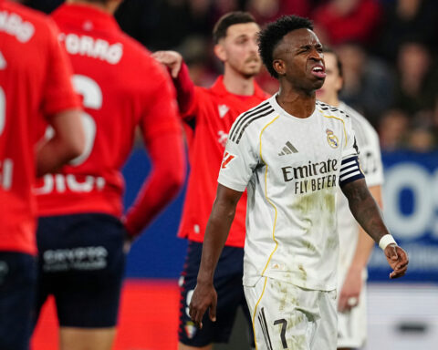 Vinicius Junior scores again but cannot prevent Real Madrid falling to 2-1 loss at Osasuna