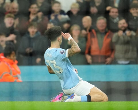 Man City keeps pressure on Premier League leader Arsenal with win over Newcastle