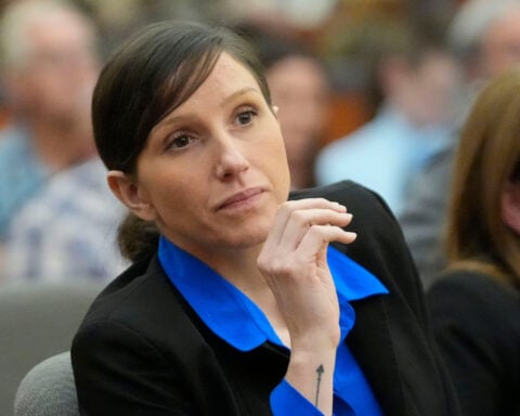 She wrote a children’s book to help her sons grieve the death of their father. Now she’ll stand trial for his murder