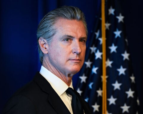 Gavin Newsom discusses a potential 2028 matchup with Kamala Harris and why his son doesn’t want him to run