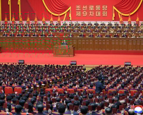 Kim reelected to top post of North Korea’s ruling party as it hails his nuclear buildup