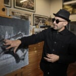 French artist JR's installation will transform Paris' oldest bridge into a giant cave