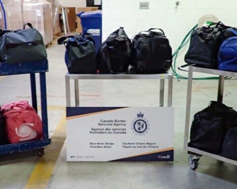 Nearly 600 pounds of suspected meth confiscated from truck at Blue Water Bridge