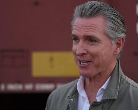 Gov. Gavin Newsom takes heat from Republicans and LGBTQ+ lawmakers during book tour