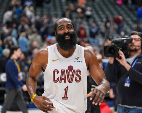 James Harden out for the Cavaliers against the Bucks after breaking right thumb