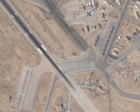 US military builds up the largest force of warships and aircraft in the Middle East in decades