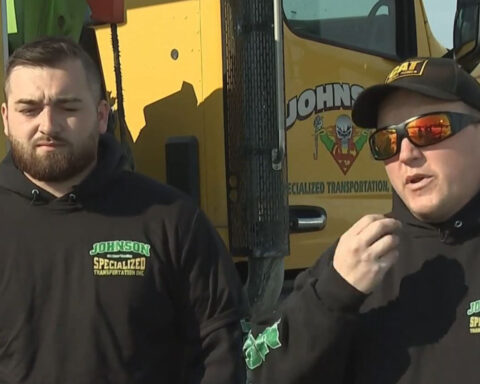 Good Samaritans save men trapped inside overturned truck