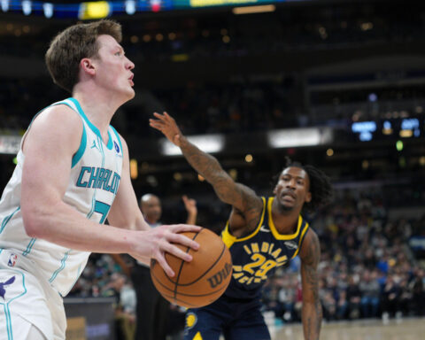 Hornets' Kon Knueppel breaks NBA rookie record for 3-pointers in a season in just 59 games
