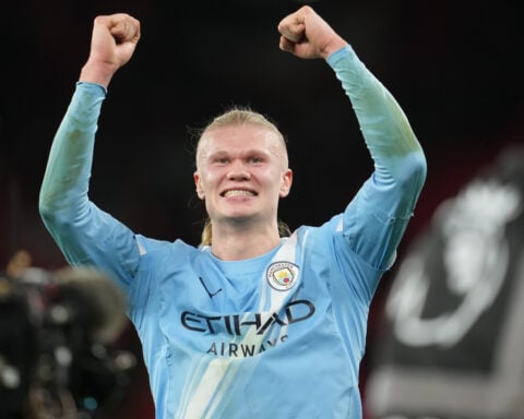 Haaland missing for Man City at Leeds because of 'little injury,' Guardiola says