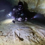 A prehistoric skeleton found deep in a flooded Mexican cave was likely placed there in a ritual