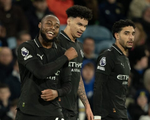 Man City wins without Haaland to keep pressure on Arsenal in Premier League title race