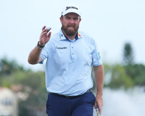 Shane Lowry and Austin Smotherman tied for the Cognizant Classic lead at 13 under