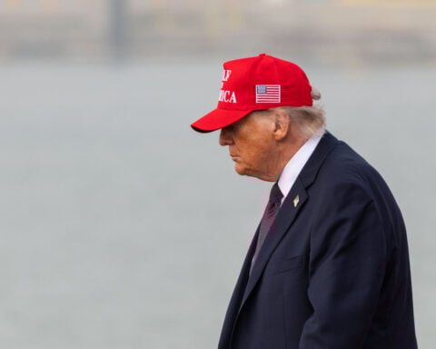 Trump's 'America First' campaign battle cry gives way to military strikes abroad