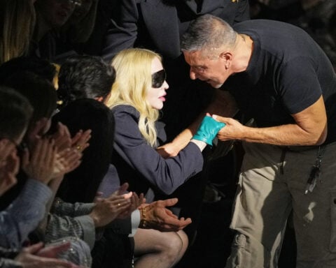 Madonna steals the spotlight at Dolce & Gabbana's Milan Fashion Week runway show