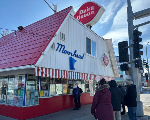 In this Minnesota city, it's tradition to line up for ice cream even when it's 6 degrees