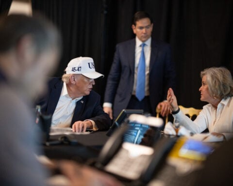 Hunkered at Mar-a-Lago, Trump makes his club a makeshift Situation Room