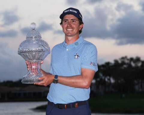 Nico Echavarria wins the Cognizant Classic with a flawless weekend after Shane Lowry melts down late