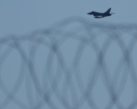 Britain says it’s not at war after a drone strikes its Akrotiri base in Cyprus