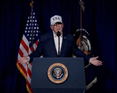 Social media videos and surprise phone calls: How Trump told the world about Iran