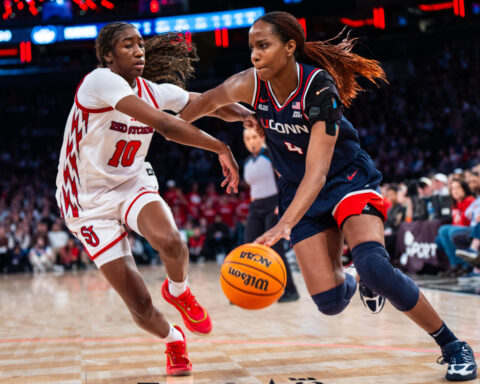 UConn remains unanimous No. 1 in AP Top 25 heading into postseason; followed by UCLA, South Carolina