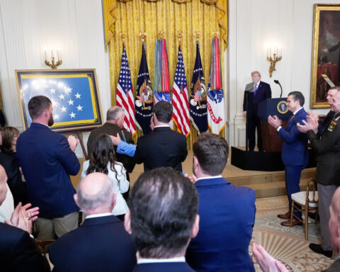 Trump awards the Medal of Honor to 3 US soldiers in a White House ceremony