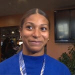 Olympic bronze medalist Jasmine Jones honored with surprise party in return home