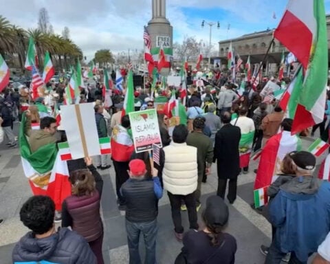 Bay Area Iranian community takes to streets of SF in celebration, hope for regime change