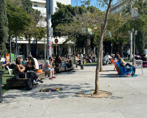 Sirens replace celebrations as Israelis head to shelters on religious holiday