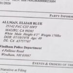 Cher's son Elijah Allman arrested in New Hampshire for second time in three days