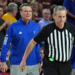 Arizona State beats No. 14 Kansas 70-60 in Hurley's potential home finale