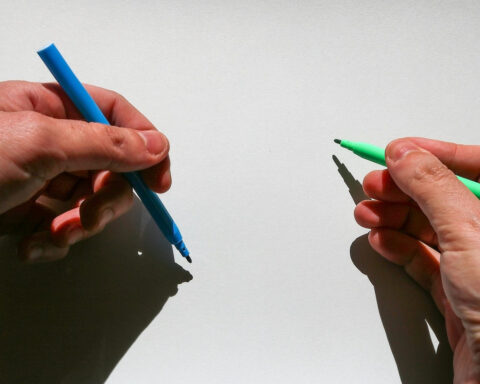 I study why zebrafish larva prefer to circle left or right, to understand how and why human brains encode right- and left-handedness