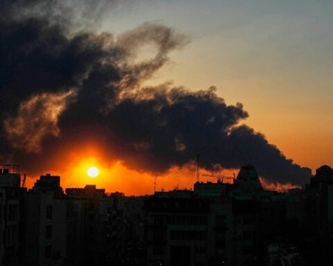 The Latest: US submarine sinks Iranian navy ship as war expands