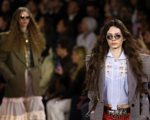 Oprah and Gayle King hobnob at Chloe's boho blouse-focused Paris fashion show