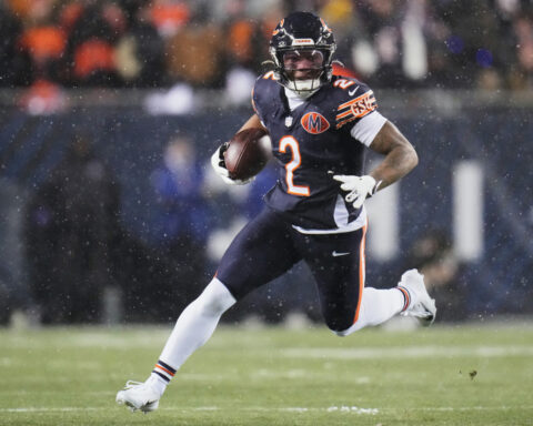 Bills are getting receiver D.J. Moore in a trade with the Bears, AP sources say