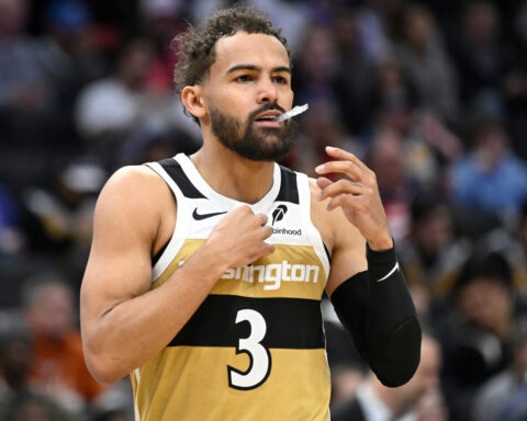 Trae Young brings plenty of excitement to the court in limited minutes in his Wizards debut