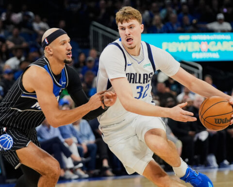 Rookie Cooper Flagg has a mixed return to the Mavericks' starting lineup in loss to the Magic