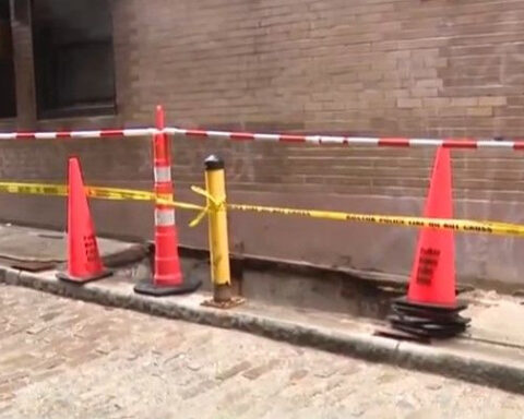 Worker falls down old coal chute outside hotel in Boston