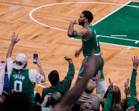 Celtics star Jayson Tatum filled with 'gratitude' in his return to court following Achilles surgery