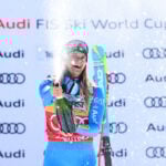 Lindsey Vonn loses lead in World Cup downhill standings as Laura Pirovano wins by 0.01 again
