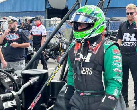 For better or worse, Tony Stewart vows to keep his competitive edge while racing against his wife